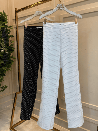 Calça Alfaitaria Strass